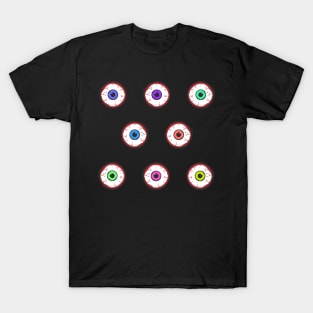 Eyeball Colors, Halloween T-Shirt